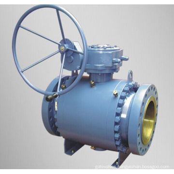 Worm Gear PCS Flanged Ball Valve